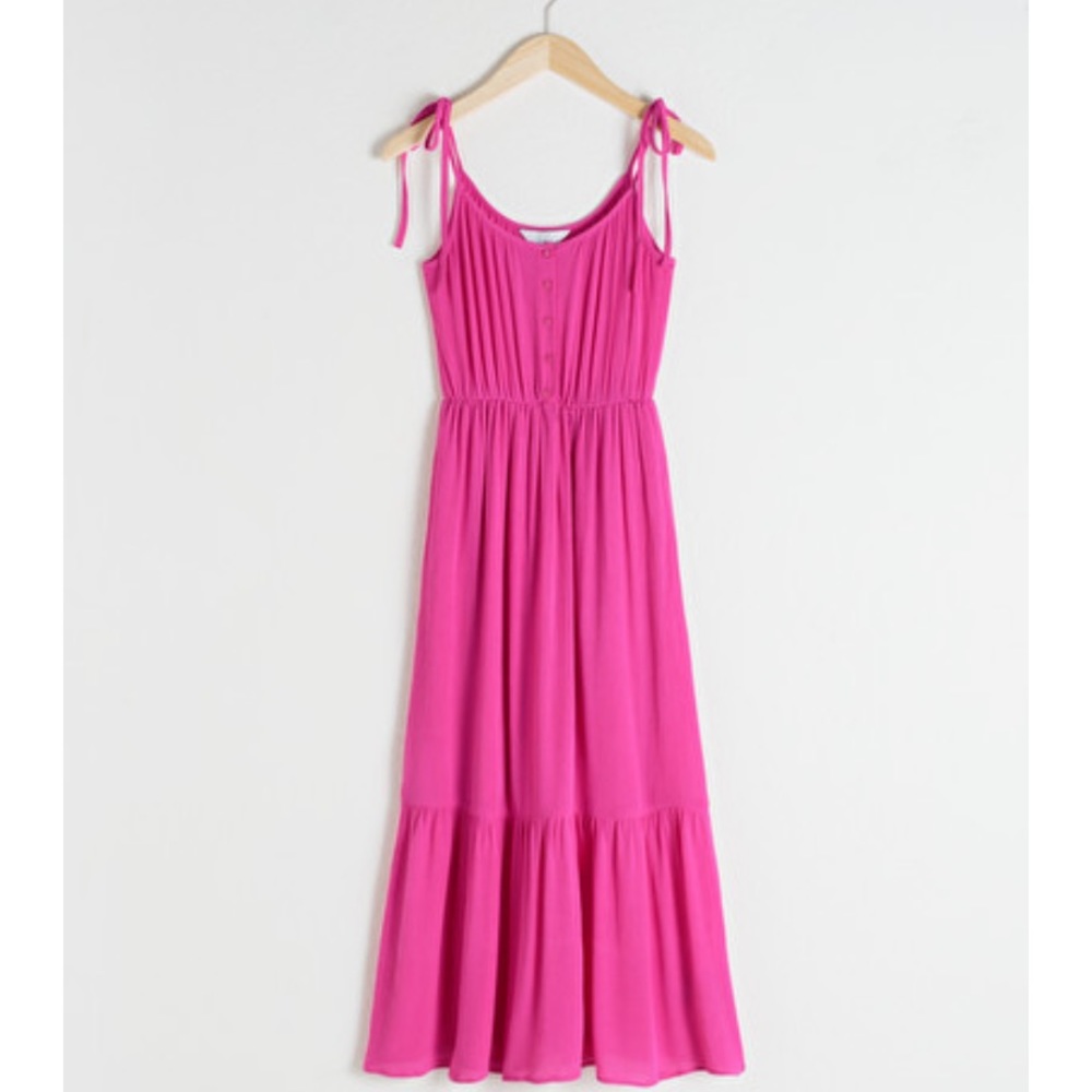 & Other Stories Pink Dress